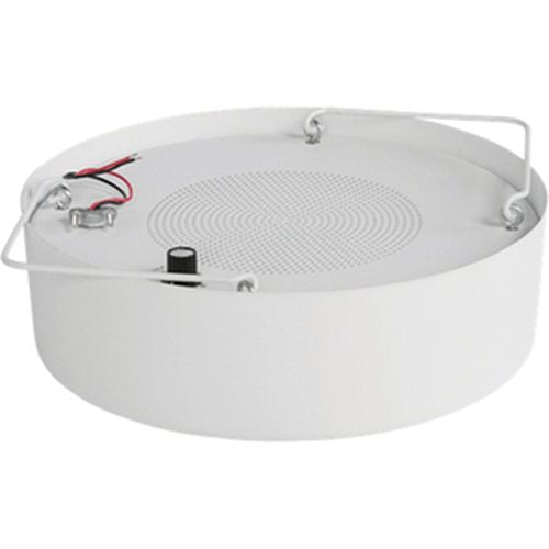 M1000R-W 8" Dual-Cone Sound Masking Speaker with 4W 70V Transformer and Enclosure, White