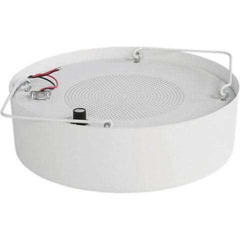 M1000R-W 8" Dual-Cone Sound Masking Speaker with 4W 70V Transformer and Enclosure, White